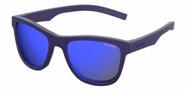 POLAROID KIDS PLD-8018/S Sunglasses CIW-RUBB-BLUE 47mm - $70.47 CAD