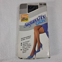 NUR DIE Supersitz Color Feinstrumpfhose 20 den-22 dtex 36-40 anthrazit p... - $11.23 CAD