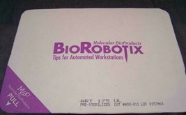 13 Pack of New Molecular BioProducts BioRobotix Tips 175ul trays part# 9... - £94.14 GBP