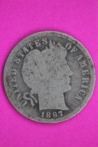1897 S Barber Liberty Dime Silver Coin Guaranteed Authentic Free Shippin... - $19.99