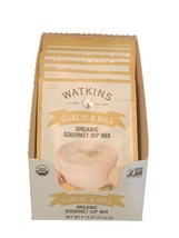 Watkins Organic Gourmet Dip Mix, Garlic & Dill, 0.74 Ounce (Pack of 8) - $24.95