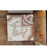 Hydraulic Tile With Floral Design Mas 70 Years 20X20X2 Cm - $45.56
