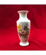 Vintage Taiwan ROC Handpainted Floral Ceramic White Large Handled URN Va... - $362.99 MXN