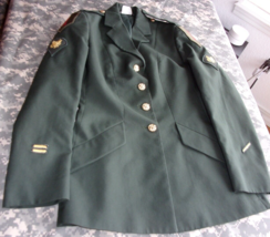 Dscp Derossi &amp; Son Class A Dress Green Army Serge AG-489 Coat Jacket Uniform 8WR - £45.31 GBP