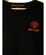 JAGERMEISTER SIZE LARGE WHATS YOUR STORY BLACK GRAPHIC T SHIRT  - $14.80