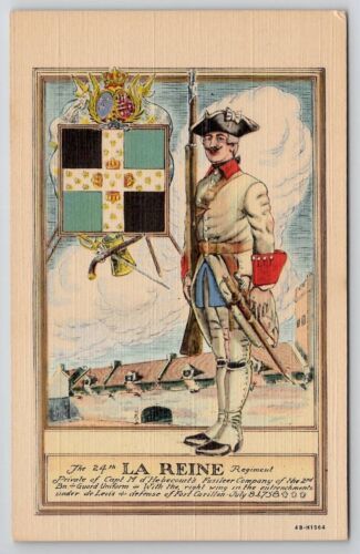 Primary image for Military 24th Regiment La Reine Fort Ticonderoga Museum Postcard J28