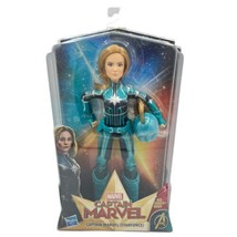 Hasbro Marvel Captain Marvel (Starforce) Super Hero Doll w Helmet Accessory NEW - £10.78 GBP