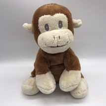 Unipak Plush Monkey Rattle Tummy Polka Dots Sitting - $9.99