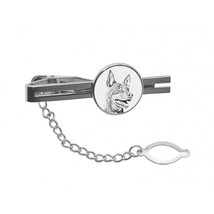 NEW! Australian Kelpie - Tie pin with an image of a dog. - £8.48 GBP