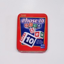 2004 Phase 10 Dice Game Red Tin Fundex Complete w/ Score Pad &amp; Instructions - £23.59 GBP