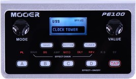 Mooer Pe100 Portable Desk Top Guitar Multi Effects With 198, Aux In Head... - £72.32 GBP