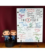 The X-Files Series Finale Script Signed- Autograph Reprints- Mulder &amp; Sc... - $34.11 CAD