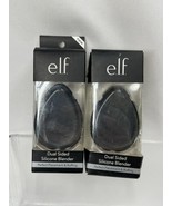 (2) e.l.f. Dual Sided Silicone Blender Sponge Black Box Damage fresh - $9.36 CAD