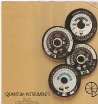 Quantum Instruments Fold Out Manual Form No. 81-1 - $5.00