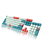 BAOD PBT Keycaps, Translucent Layer Mechanical Keyboard Keycap, 104 Key Set - $18.69
