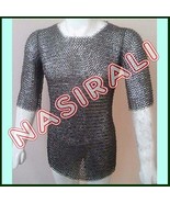 NauticalMart Flat Riveted With Washer Chain Mail Shirt Small Medieval Ch... - $5,703.29 MXN