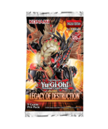 Six (6) YuGiOh Legacy of Destruction Booster Packs - $27.43