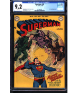 Superman #59 (1949) CGC 9.2 -- White pages; Wayne Boring people juggling... - $2,320.99
