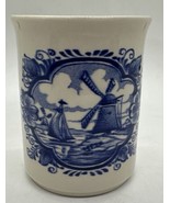EIT ENGLAND &quot;Delft Style&quot; Drinking Cup Mug Blue Sailboat/Windmill Design... - €11,24 EUR