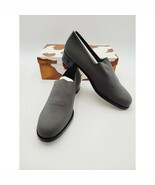 Donald J Pliner Heels Womens 8.5 M Pumps Block GRAY SILK Square Toe Casual - $1,335.02 MXN