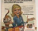 Purina Tender Vittles vintage Print Ad  Advertisement PA9 - £4.73 GBP