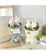 High Profile Rabbit Grass Eating Bouquet Decor ( Each sold Separately)s - £27.51 GBP