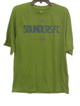 adidas Mens Seattle Sounders FC Climalite Authentic Practice TShirt, Green,Small - £15.48 GBP