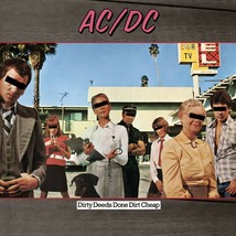 AC/DC Dirty Deeds Done Dirt Cheap BANNER 2x2 Ft Fabric Poster Tapestry Flag art - $22.00