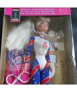 1995 Mattel Olympic Gymnast Barbie 1996 Atlanta Games Doll Collectible 1... - $21.84