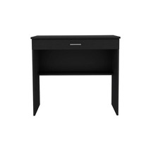 Desk Eden: Black Office Desk – Stylish &amp; Modern Workspace Solution - $116.99