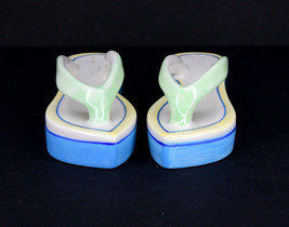 Flip Flops Thong Sandals Shoes Andrea by Sadek Figural Salt And Pepper Shakers  - £11.95 GBP