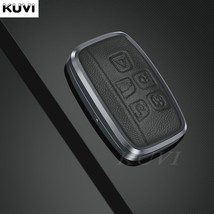 Alloy Leather Car Key Case For   Range   A9 Discovery 2 3 4   XF A8 A9 X8 XE XF  - £87.47 GBP