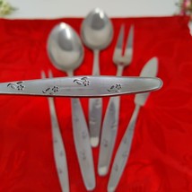 6 Stainless Steel Serving Pieces Floret by Easterling Tuscan Ware Flatware - $465.62 MXN