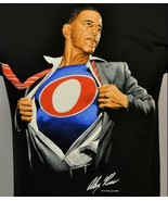 2008 President Obama Superman by Alex Ross Graphitti Designs Shirt NEW - $32.09 CAD