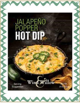 WIND AND WILLOW 1 Package Jalapeno Popper Hot Dip Mix~8 Servings~Easy to Make! - £6.95 GBP