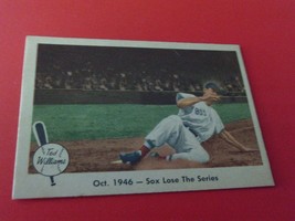 1959 FLEER  TED WILLIAMS # 31    SOX  LOSE  SERIES      NEAR  MINT  OR  ... - £71.67 GBP