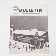 NMRA Bulletin Magazine December 1970 National Model Railroad Association - $41.16