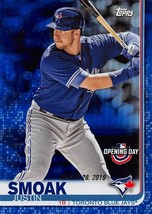 2019 Topps Opening Day Blue Foil #129 Justin Smoak Toronto Blue Jays ⚾ - £0.67 GBP