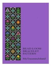 Bead Loom Bracelet Small Vintage Flowers Sampler Pattern PDF BP_94 - £3.98 GBP