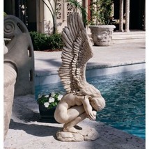 Female Nude Angel Sculpture Home Patio Garden Decor Statue Figurine Outdoor Art - £68.01 GBP