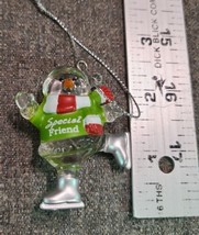 Skating Snowman Mini Holiday Ornament Ganz 2” Tall Christmas Special Friend - £3.73 GBP