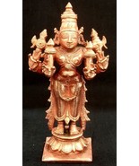 Lord Surya Narayana In Pure Solid Copper - $1,545.87 MXN
