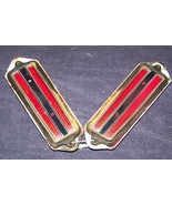 1971 CADILLAC COUPE DEVILLE RED MARKER LIGHT LENS HOUSINGS PAIR 1972 197... - €78,15 EUR