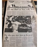 Red Sox New York Mets Boston Globe October 20 1986 World Series MLB - $17.50