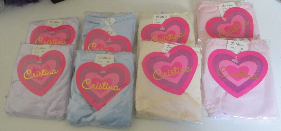8 Cristina cheeky panties Assorted colors Style JB20 Size XL(Juniors) L ... - $9.85