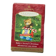 2000 Hallmark Keepsake Ornament Child&#39;s Age Collection Baby&#39;s 2nd Christmas - £5.42 GBP