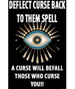50x-200x FULL COVEN THEY WILL CURSED IF THEY CURSE YOU DEFLECTION MAGICK  - $77.77+