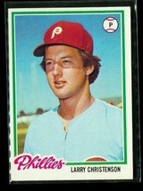 Vintage 1978 Topps Baseball Trading Card #247 Larry Christenson Phillies - £6.28 GBP