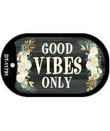 Good Vibes Only Novelty Metal Dog Tag Necklace - $21.66 CAD