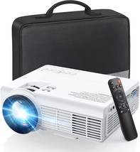 Upgraded 7500 Lumens Mini Projector, Supporting 1080P, Portable, Tf And Usb. - £67.97 GBP